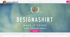 Desktop Screenshot of designashirt.co.za