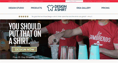 Desktop Screenshot of designashirt.com